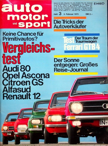 Deckblatt Auto Motor und Sport (03/1973)